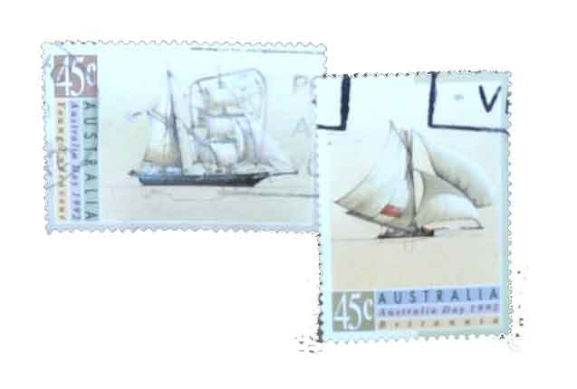 ハドソン タグ1992.2.8〜15 Australia 1249-50 - 1992 Australia - Mystic Stamp Company