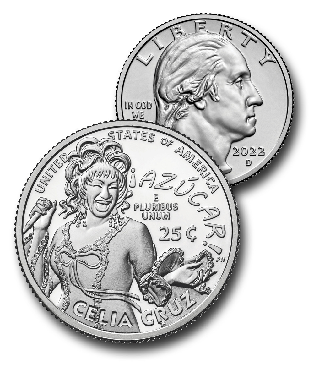 CNAW14D - 2024 American Women Quarters Program - Celia Cruz, D Mint