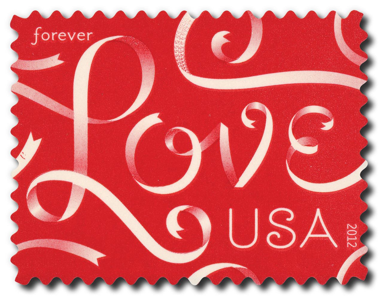 4626 - 2012 First-Class Forever Stamp - Love Series: Love Ribbons