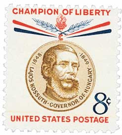 1118 - 1958 8c Champions of Liberty: Lajos Kossuth - Mystic Stamp