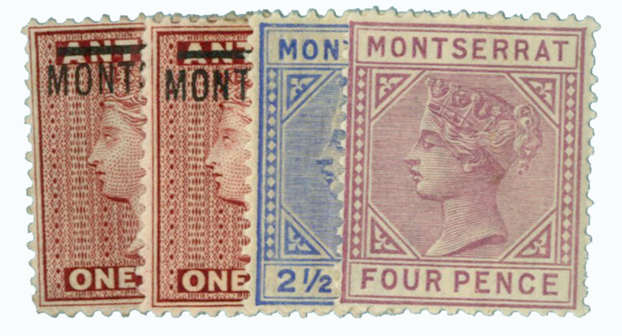 1//10 - 1876-85 Montserrat