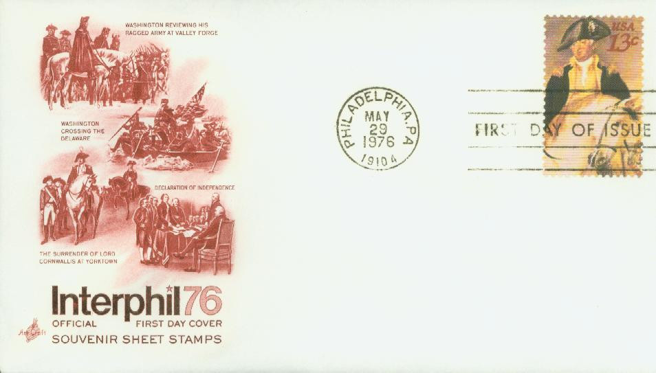 1686b - 1976 13c American Bicentennial: General Benjamin Lincoln