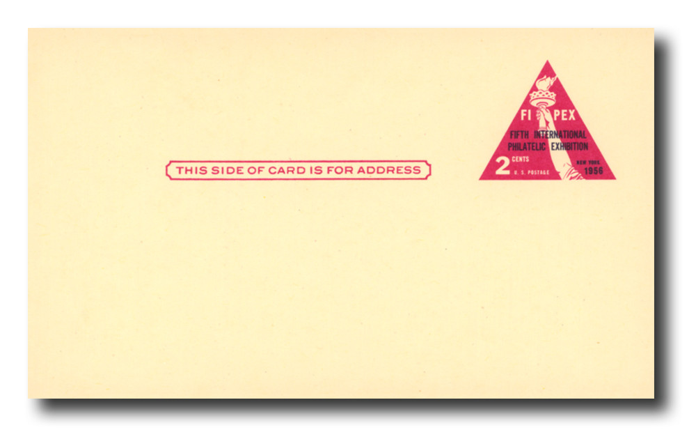 コレクション Postal card UX44 - 1956 2c FIPEX, Postal Card - Mystic Stamp Company