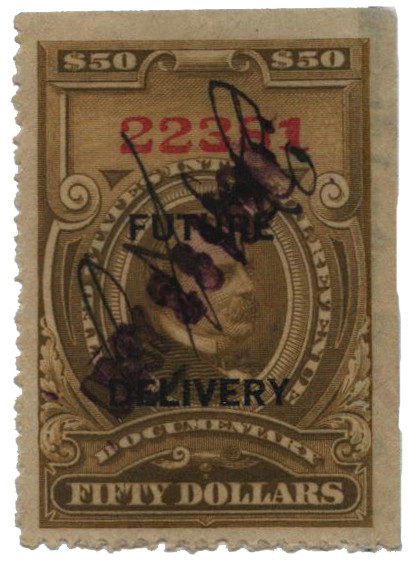 RC17 - 1918-34 $50 Future Delivery, Olive Green