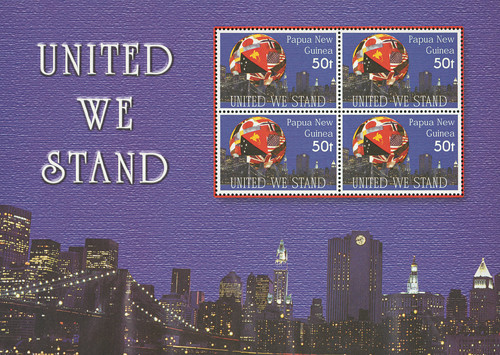 M7860 - Papua New Guinea 50t United We Stand S/S