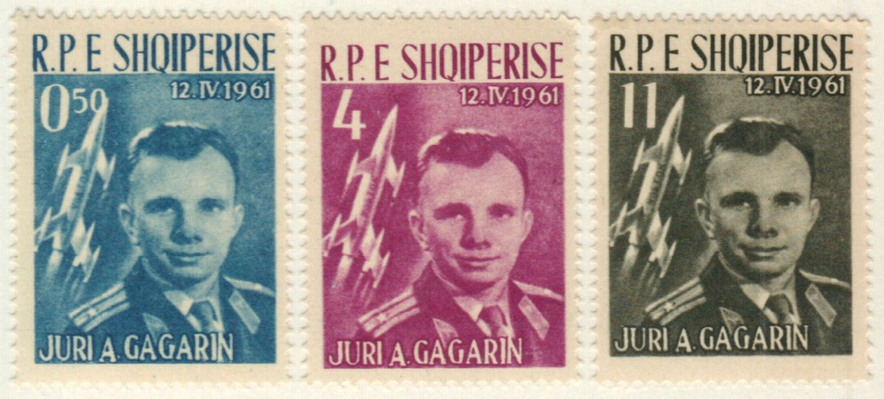 Albanian Postage Stamps of 1962
