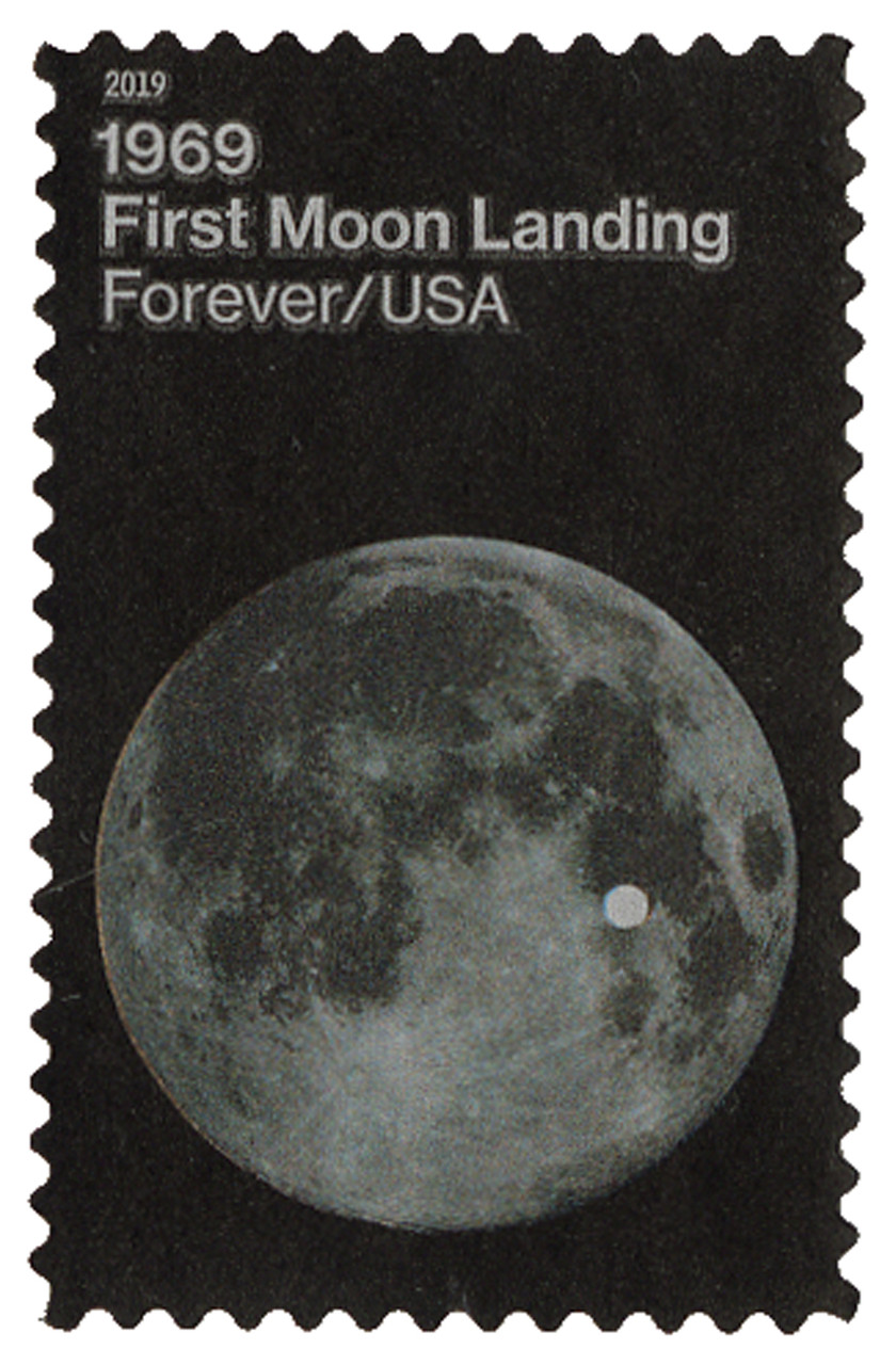 5400 - 2019 First-Class Forever Stamp - First Moon Landing: The