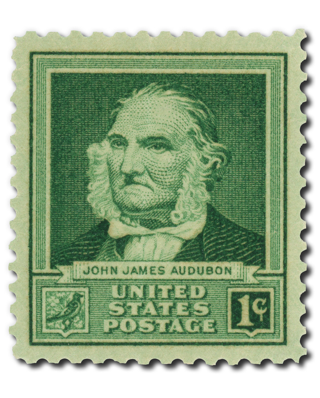 874 - 1940 1c Famous Americans Series: John James Audubon