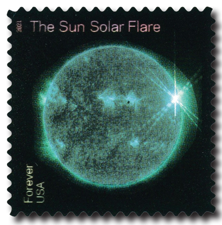 5606 - 2021 First-Class Forever Stamp - Sun Science: Solar Flare