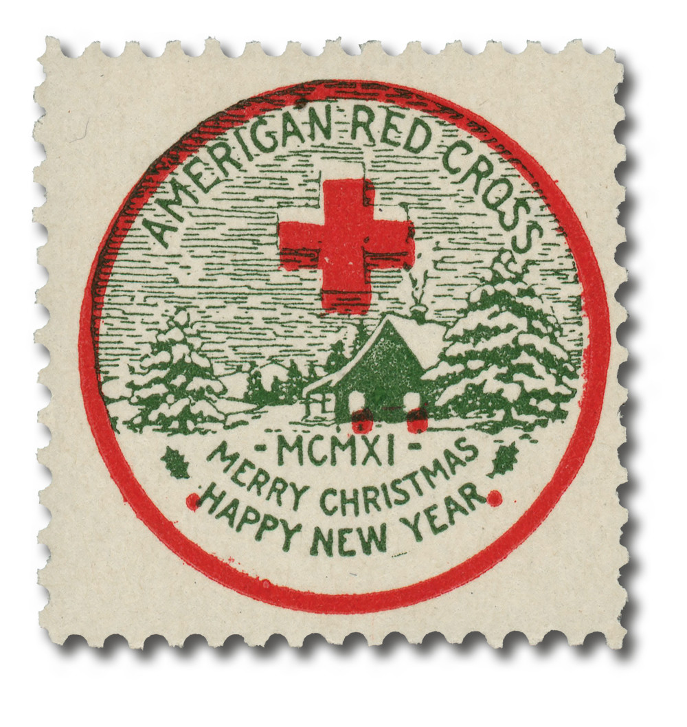 WX7 - 1911 American Red Cross Christmas Seal, Type I, Perf. 12