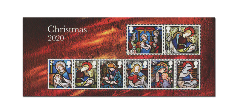 MFN133 - 2020 Christmas, Mint, Sheet of 8 Stamps, Great Britain