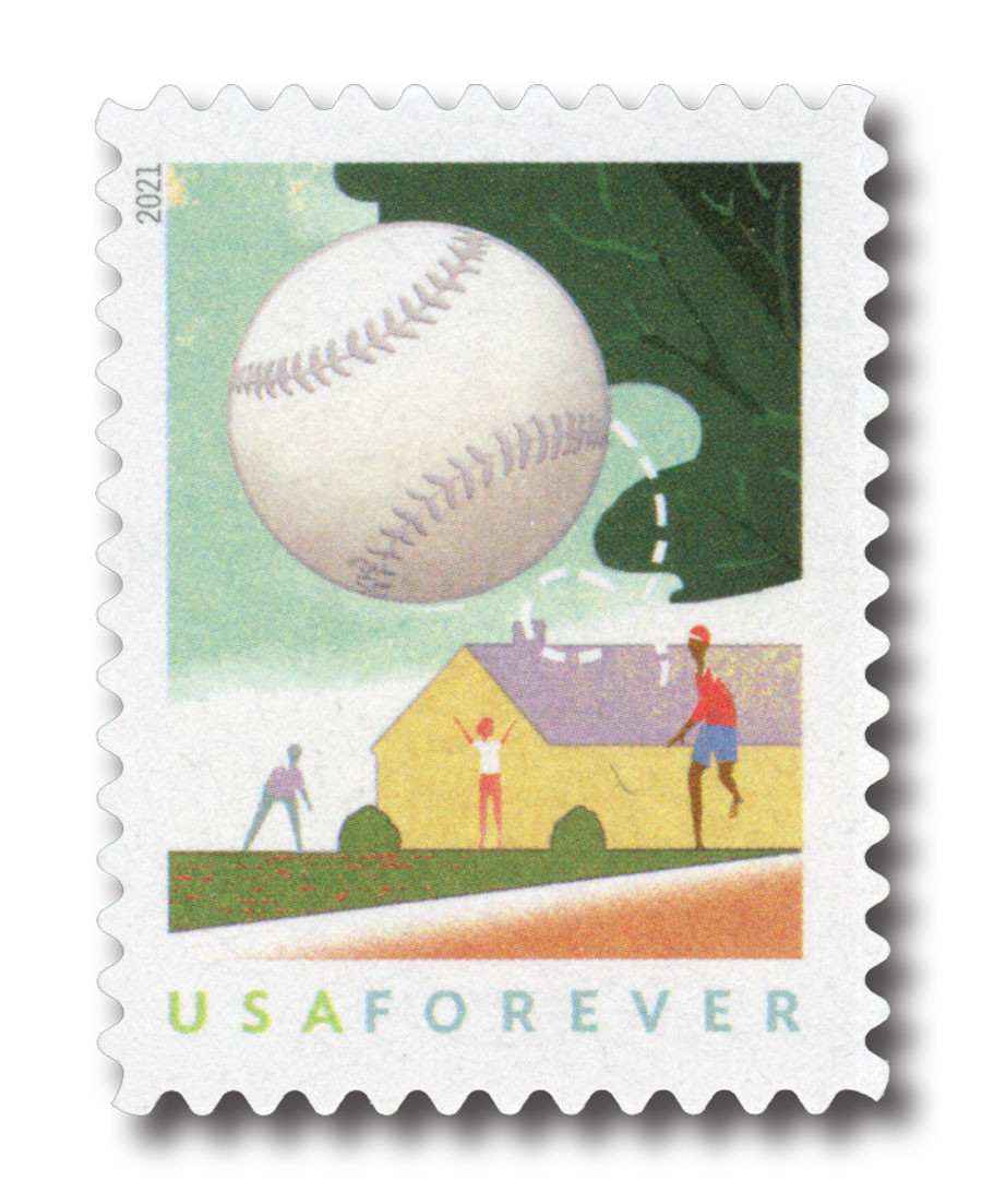5631 - 2021 First-Class Forever Stamp - Backyard Games: Pick-up