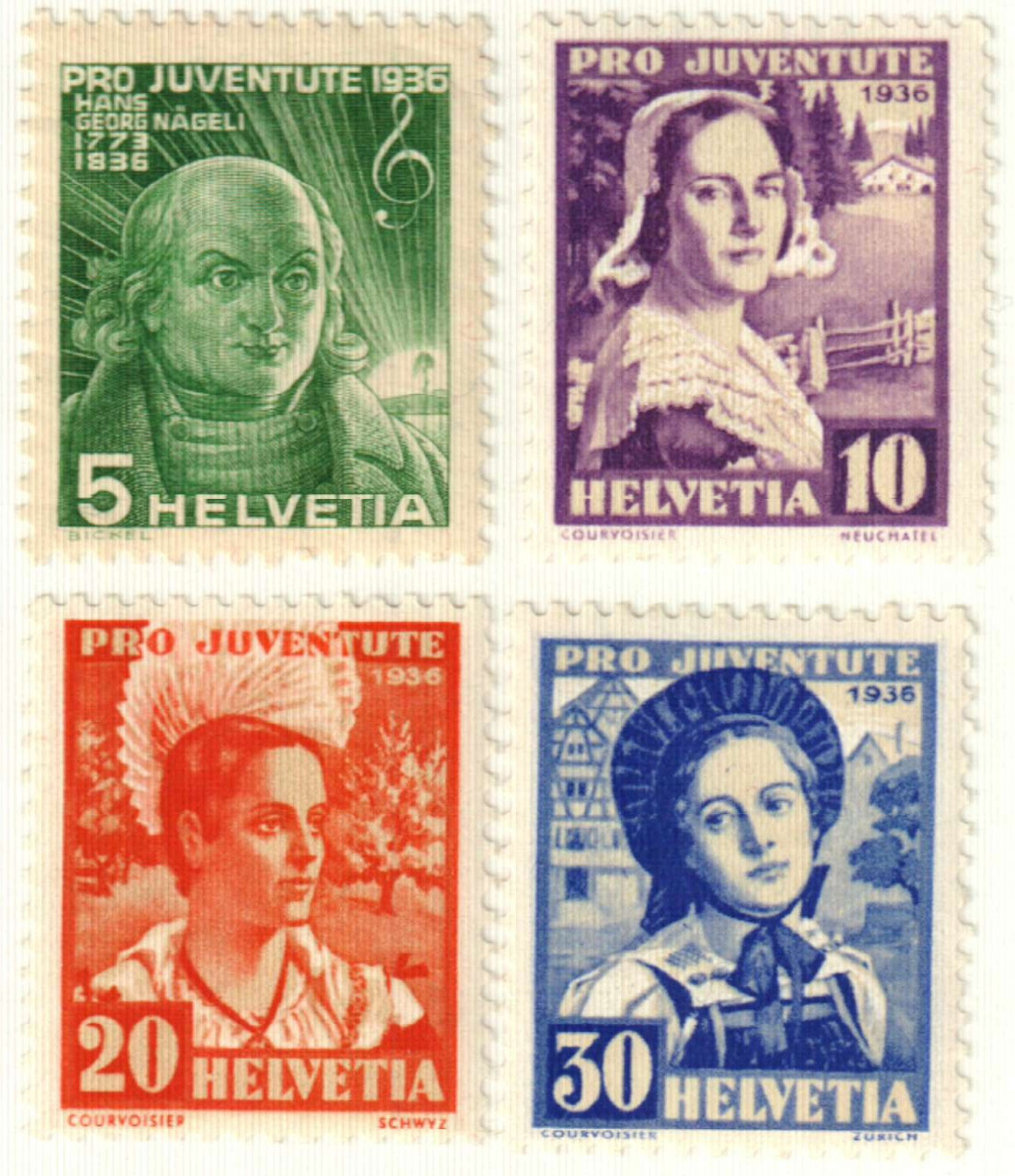 B81-84 - 1936 Switzerland