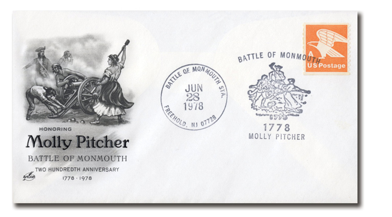 AC555 - 6/28/1978, USA, Honoring Molly Pitcher Battle of Monmouth