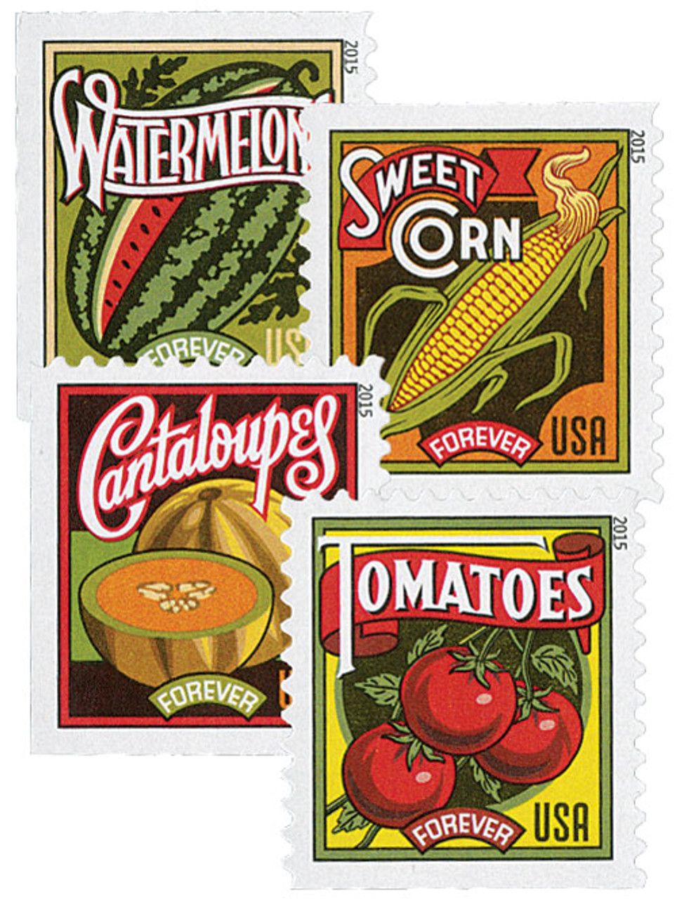 5004-07 - 2015 First-Class Forever Stamp - Summer Harvest