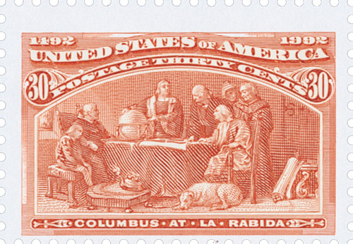 2626b - 1992 30c Voyages of Columbus: Columbus at La Rabida