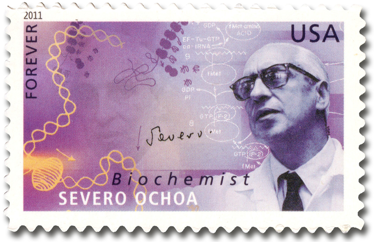 4544 - 2011 First-Class Forever Stamp -  American Scientists: Severo Ocho
