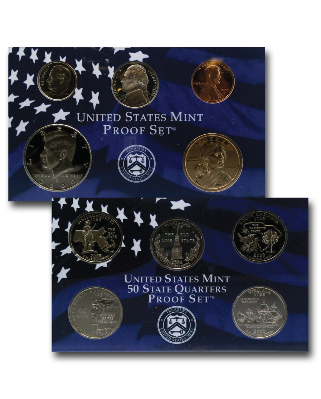 CN2000P - 2000 United States Mint Proof Set, San Francisco Mint Mark