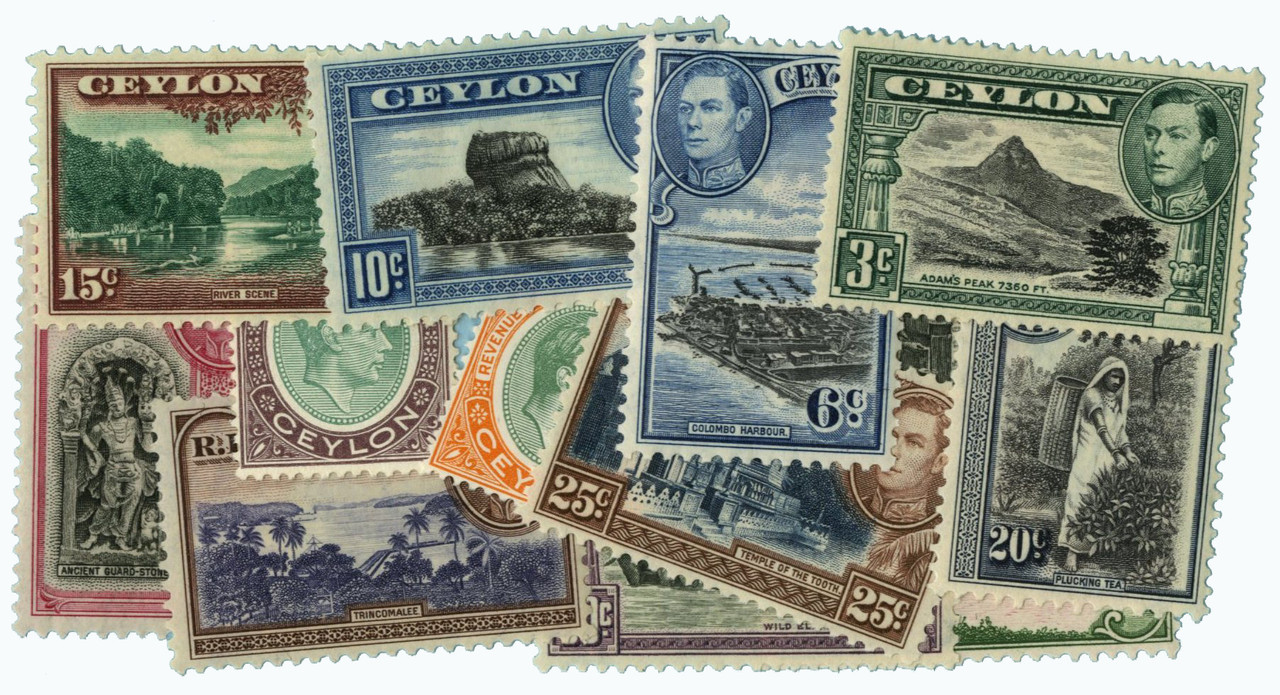278-89A - 1938-52 Ceylon