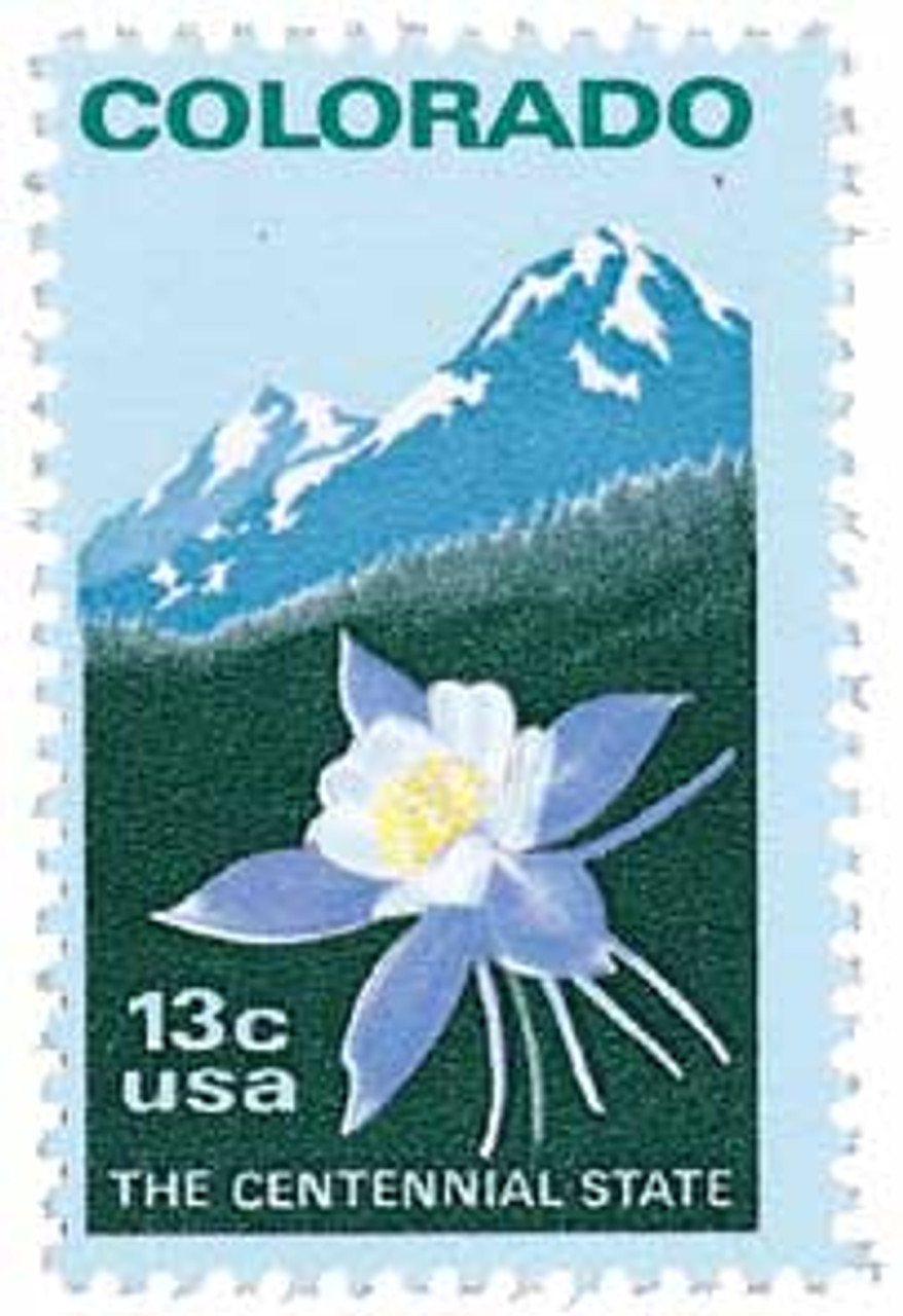 1711 - 1977 13c Colorado Statehood
