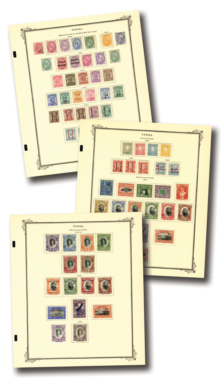 ローカル　トンガ WW727 - 1886-1961 Tonga Collection - Mystic Stamp Company