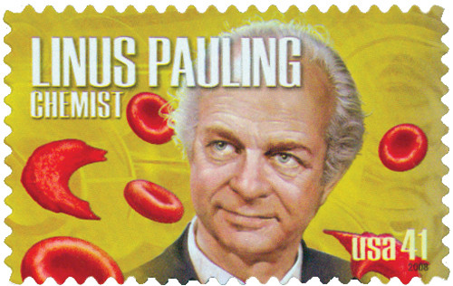 4225 - 2008 41c American Scientists: Linus Pauling