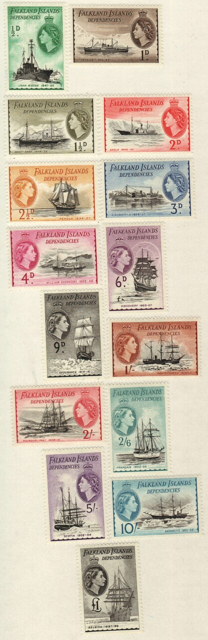1L19-33 - 1954 Falkland Islands