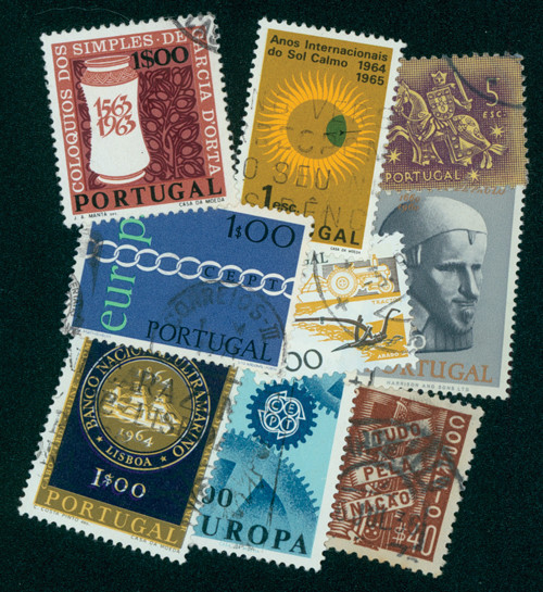 M3596 - Portugal, 100 Different Stamps