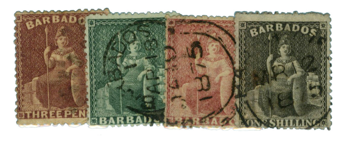 38//42 - 1873 Barbados