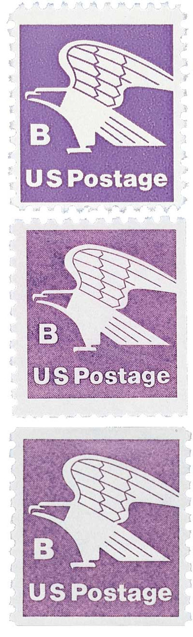 1818-20 - 1981 18c B-Rate Eagles, Set of 3 Stamps - Mystic Stamp
