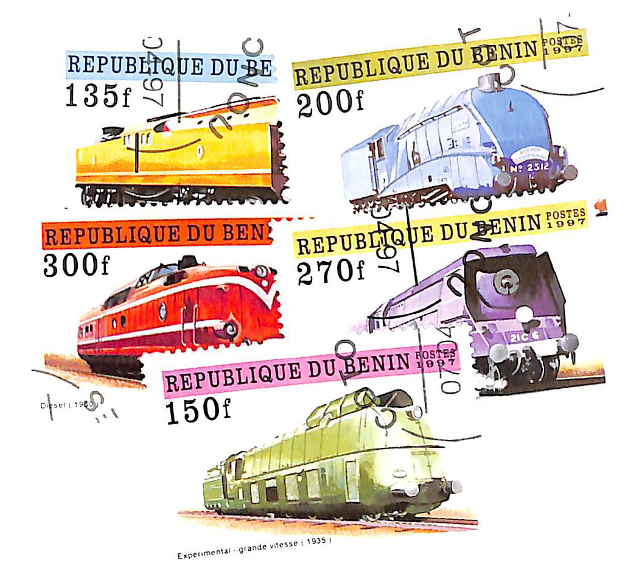 959-63 - 1997 Benin, People's Republic of