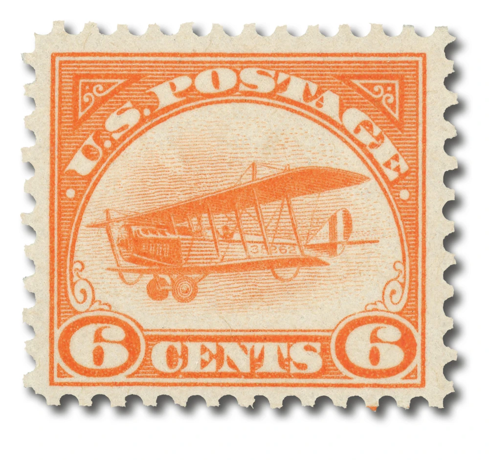 C1 - 1918 6c Curtiss Jenny, Orange