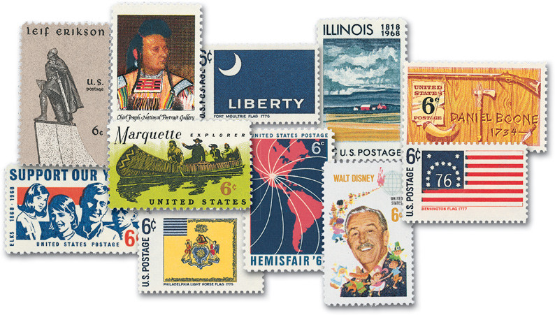 その他 1111 YS1968C - 1968 Complete Commemorative Year Set, 25 stamps - Mystic