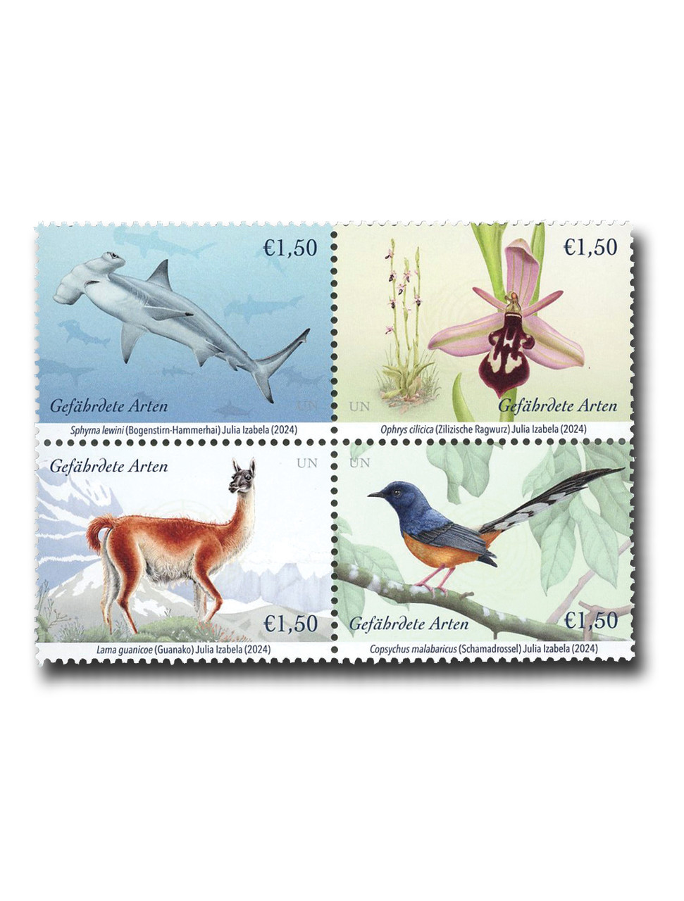 UNV719-22 - 2024 1,50 Endangered Species