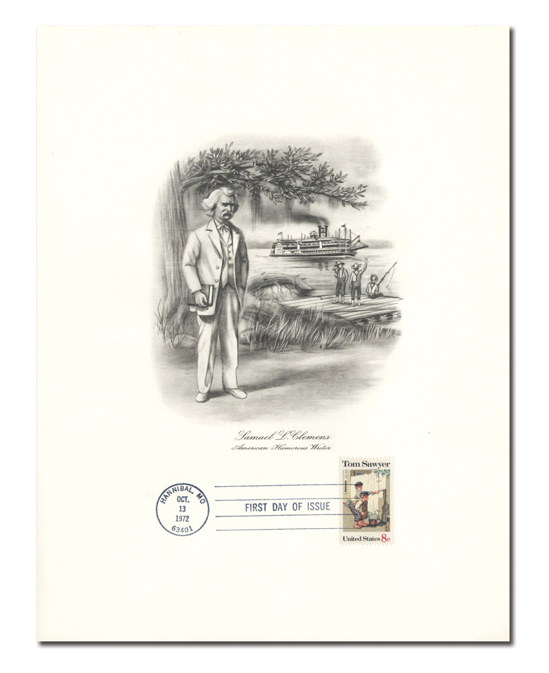 AC789 - Samuel L. Clemens, a.k.a Mark Twain - Mystic Stamp Company