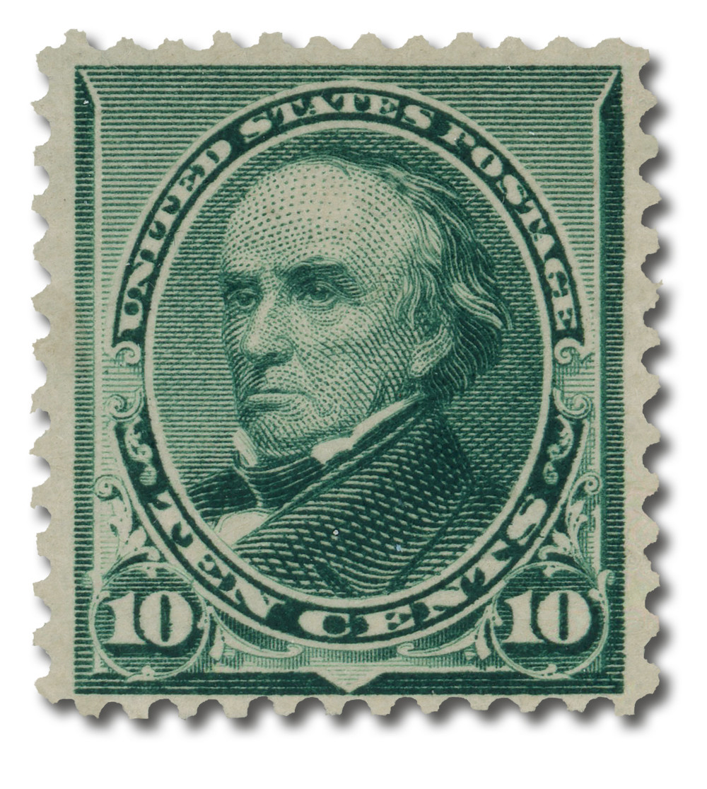 226 - 1890 10c Daniel Webster, Green