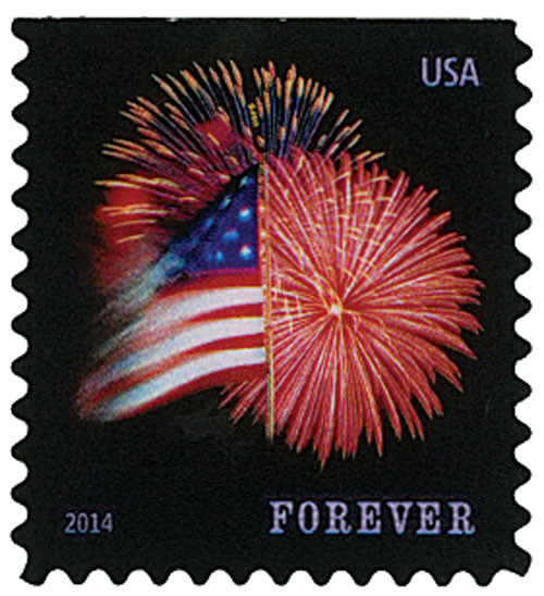 4870 - 2014 First-Class Forever Stamp - The Star Spangled Banner
