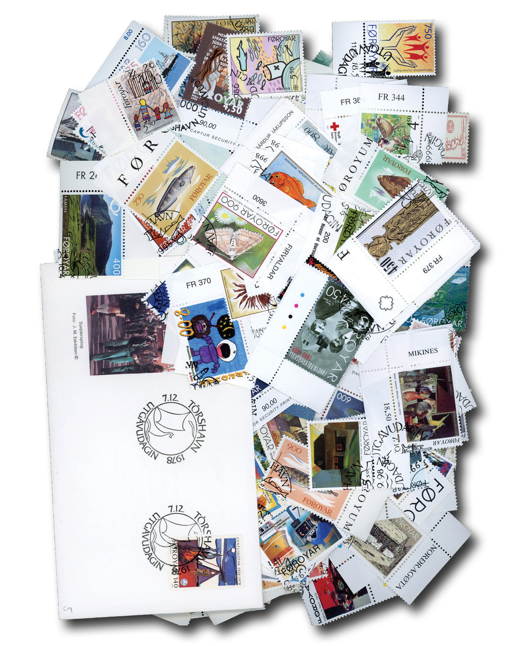 MP1414 - Faroe Islands, 300 Different Stamps