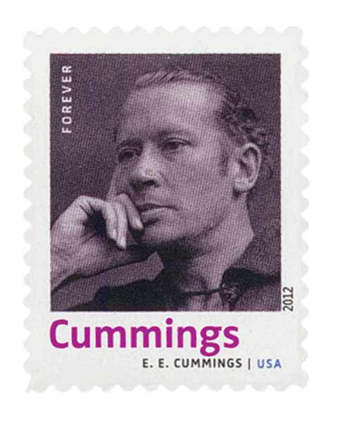 4662 - 2012 First-Class Forever Stamp - 20th Century American Poets: E.E. Cummings