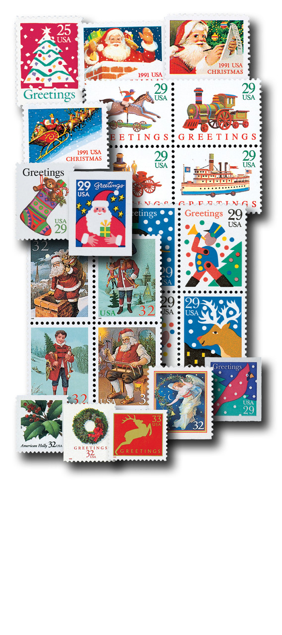 2515/3367 - 1990s Contemporary Christmas, Collection of 67 Stamps
