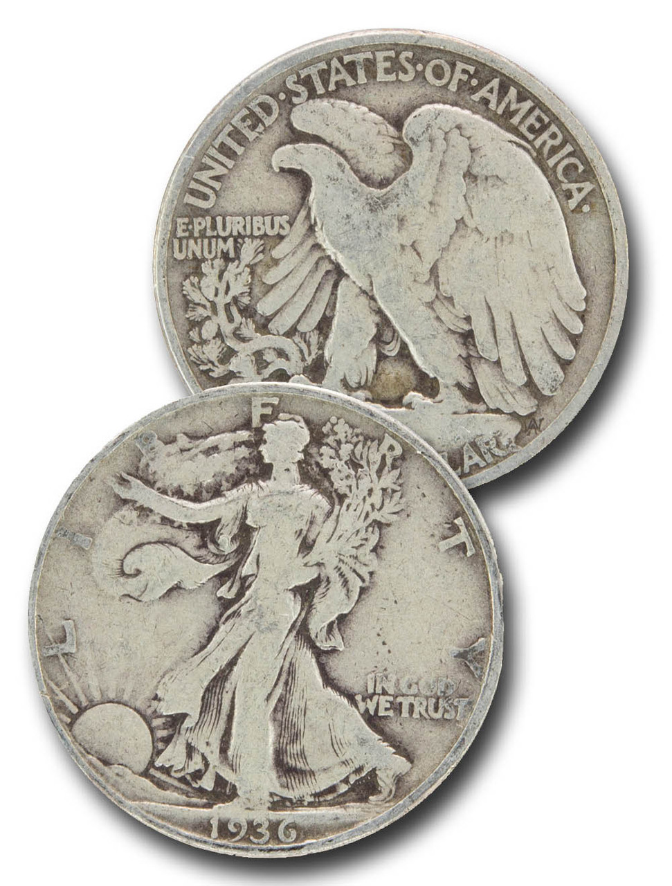 【LUCKY】 CH-936D - 1936-D Walking Liberty Half Dollar - Mystic Stamp