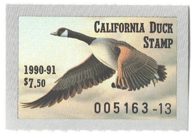 SDCA20 - 1990 California State Duck Stamp