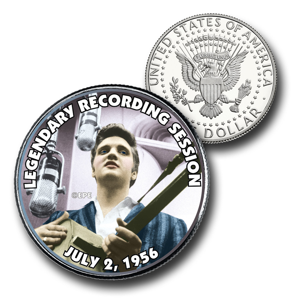 CNS1060 - Elvis Presley "Legendary Recording Session" US Half Dollar Commemorative Coin
