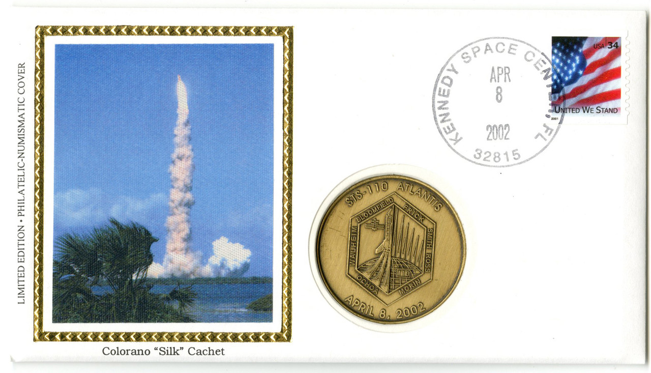 STS110M - STS-110 Medallic Cover