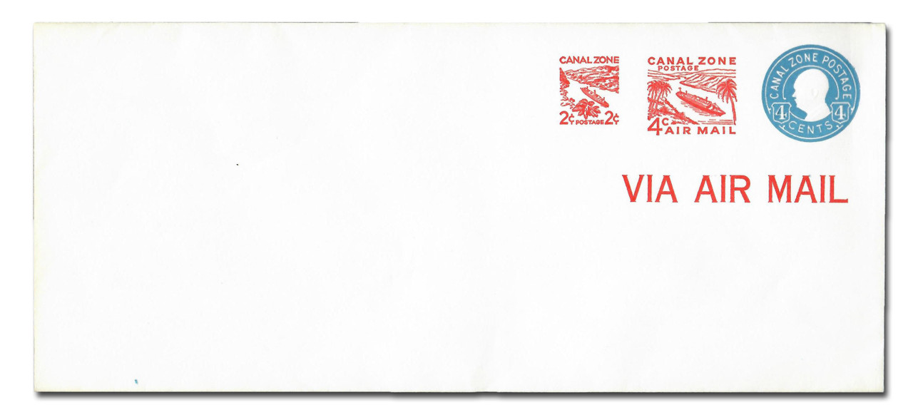 CZUC10 - 1968 2c + 4c + 4c Blue, Canal Zone Air Post Envelope - Mystic ...