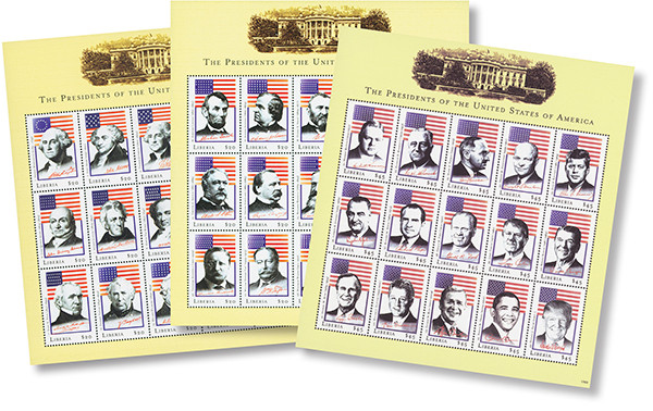 3Z162 - Liberia US Presidents - Trump
