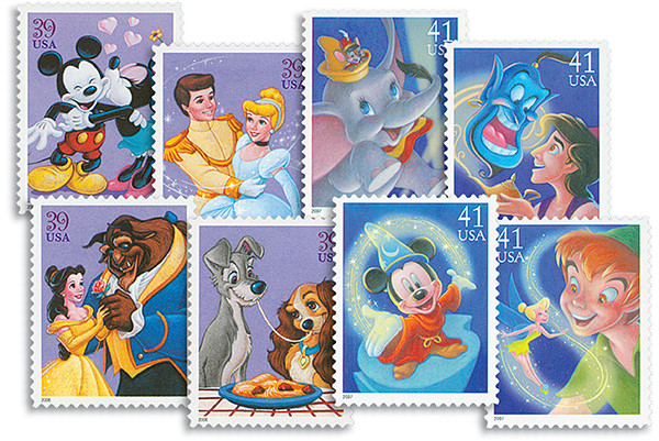 MI - Disney Stamps - Mystic Stamp Company