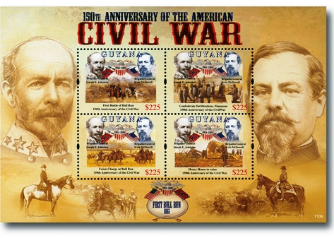 ZZ212 - Battle of Bull Run Stamp Sheet