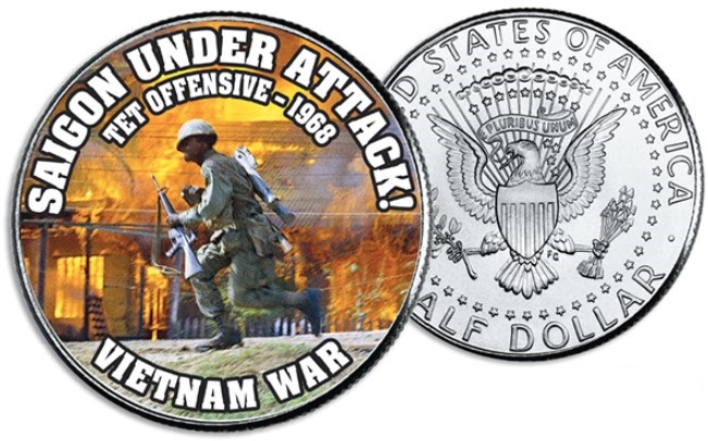 EJ124 - Saigon Under Attack Coin