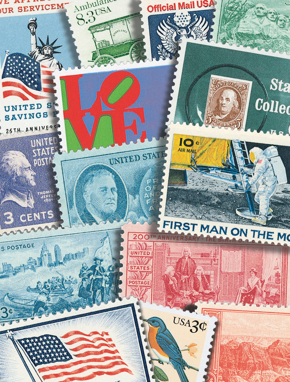 OC3H - 100 Mint U.S. Stamps